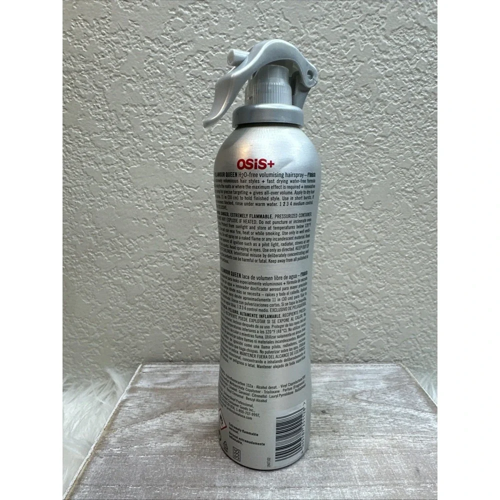 $34 🌙 Schwarzkopf Osis Glamour Queen Finish 2 H20 Free Volumizing spray NEW